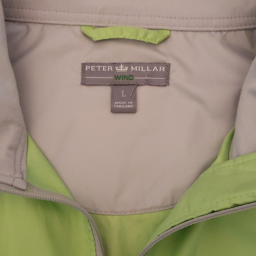 Peter Millar Men’s Windbreaker Jacket in Light Green